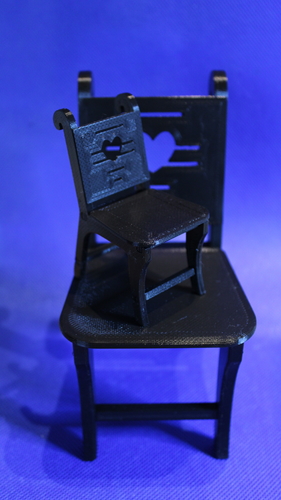 1/12 and 1/6 Miniature chair 3D Print 288118