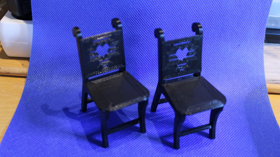 1/12 and 1/6 Miniature chair 3D Print 288121