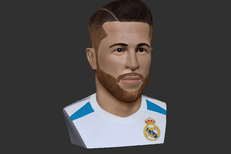 Sergio Ramos 3D model - Football Player 3D Print 288202