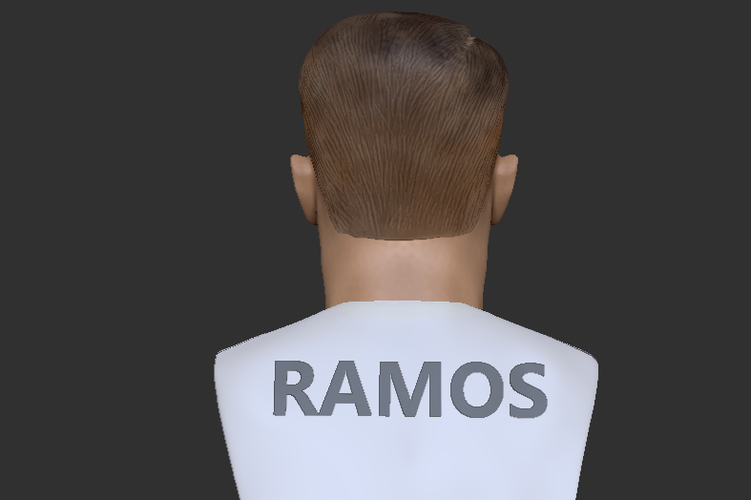 Sergio Ramos 3D model - Football Player 3D Print 288203