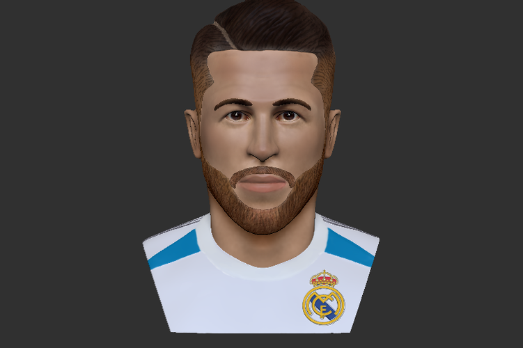 Sergio Ramos 3D model - Football Player