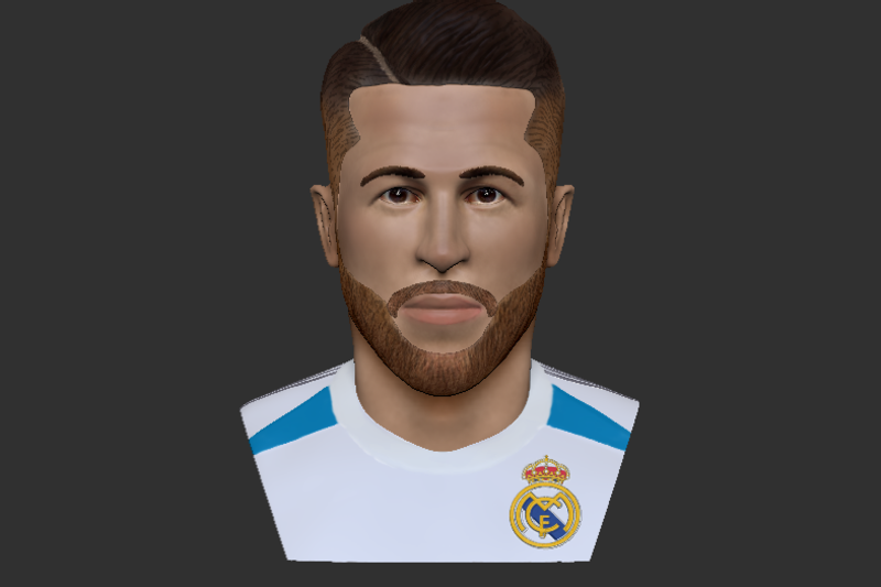 Sergio Ramos 3D model - Football Player