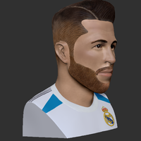 Sergio Ramos 3D model - Football Player - Thumbnail 20