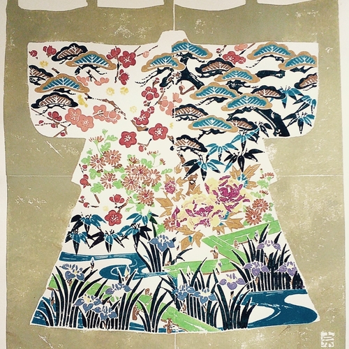 Ukiyo-e Woodblock Printing - The Kimono (10 colours) Part 1/2