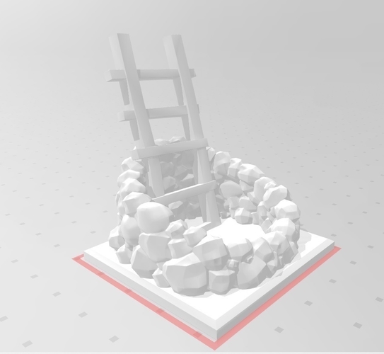 Ladder down into the dark 3D Print 288283