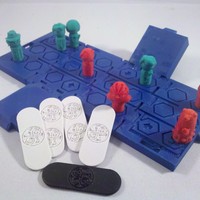 Small TARDIS Run board game Print-In-One 3D Printing 2883