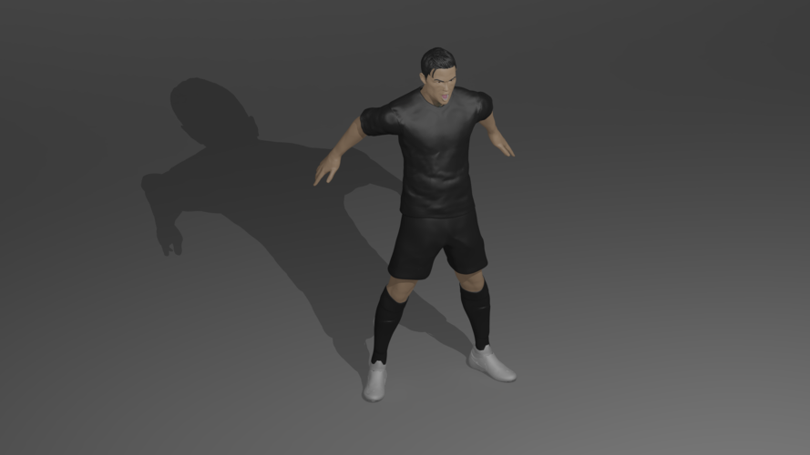 Cristiano Ronaldo Siiii 3D Print 288300