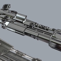 TL-50 Heavy Blaster from Star Wars 3d print model - Thumbnail 1