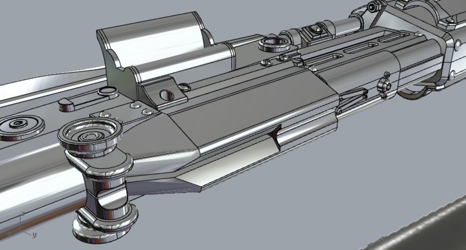 TL-50 Heavy Blaster from Star Wars 3d print model 3D Print 288312