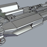 TL-50 Heavy Blaster from Star Wars 3d print model - Thumbnail 2