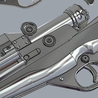 TL-50 Heavy Blaster from Star Wars 3d print model - Thumbnail 5