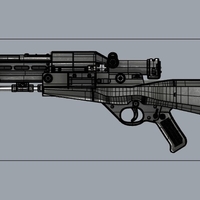 TL-50 Heavy Blaster from Star Wars 3d print model - Thumbnail 7