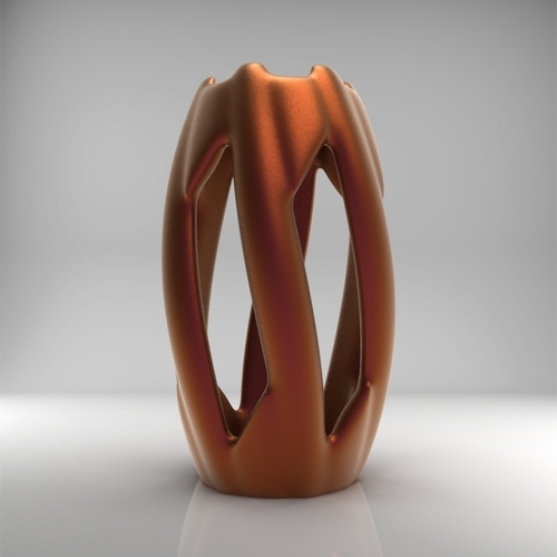 Vase - Twisted Wave 3D Print 288393