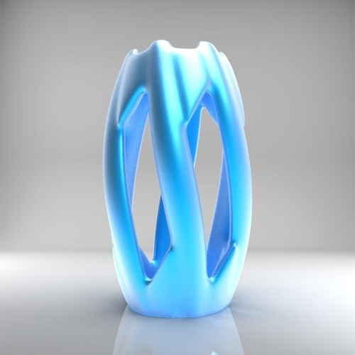 Vase - Twisted Wave 3D Print 288395