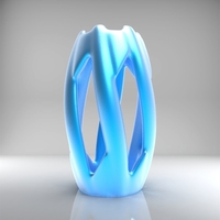 Small Vase - Twisted Wave 3D Printing 288395