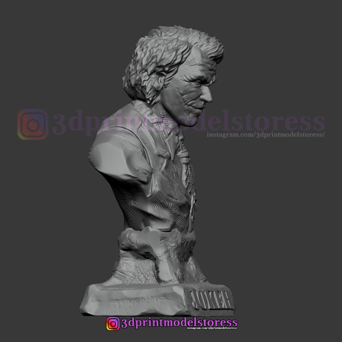 Joker Heath Ledger Bust Sculpt 3D print model 3D Print 288417