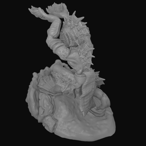 Dagon Statue/Dice Holder 3D Print 288440
