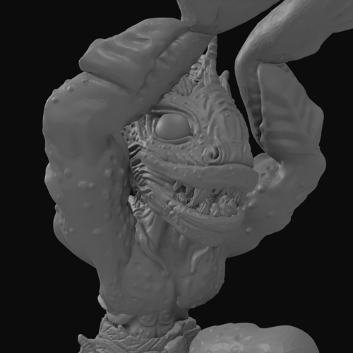 Dagon Statue/Dice Holder 3D Print 288443