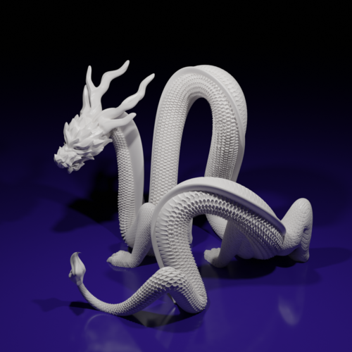 Dragon Sculpture 3D Print 288447