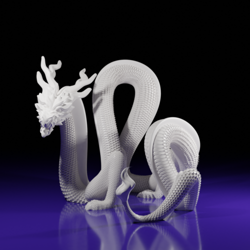 Dragon Sculpture 3D Print 288450