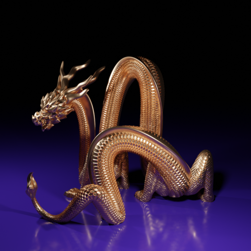 Dragon Sculpture 3D Print 288451
