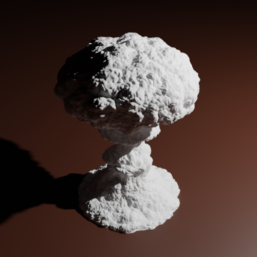 Atomic Mushroom 3D Print 288452