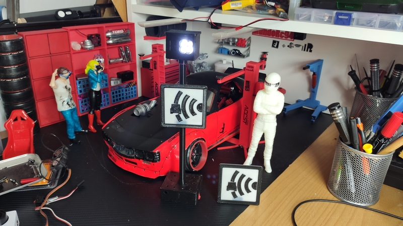 1:10 Radar rc Circuit decoration