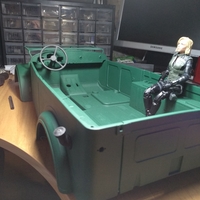 RC Body GAZ 69 1/8 Scale - Thumbnail 15