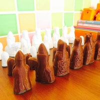 Small Lewis Chess Set - Part 2/2 3D Printing 288538