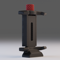 Small Tripod Mobile Phone Clamp V2 3D Printing 288568