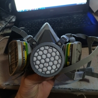 FRONT Holder Of Filter For 3M 6200 - Thumbnail 2