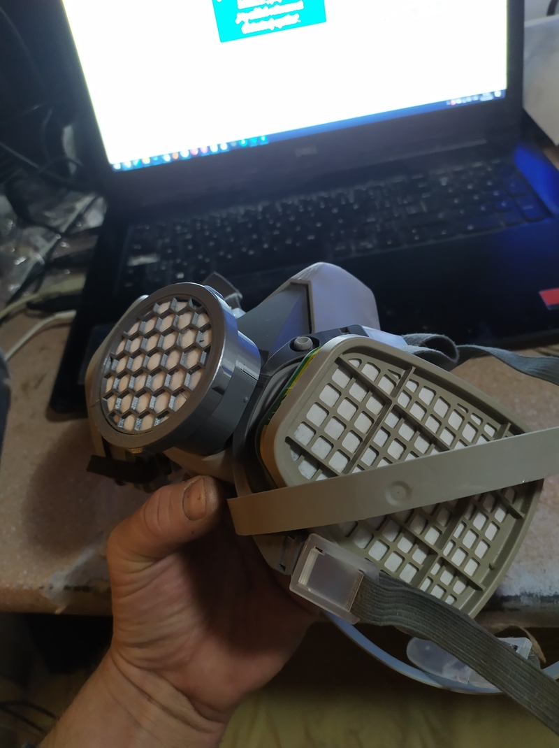 FRONT Holder Of Filter For 3M 6200