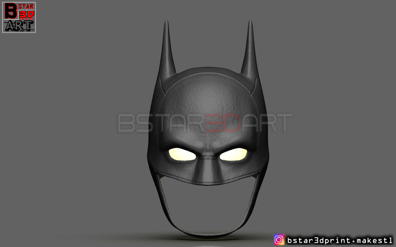 Batman Mask - Robert Pattinson - The Batman 2021 3D Print 288887