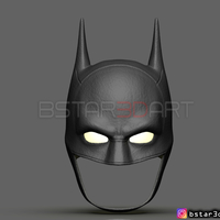 Batman Mask - Robert Pattinson - The Batman 2021 - Thumbnail 2