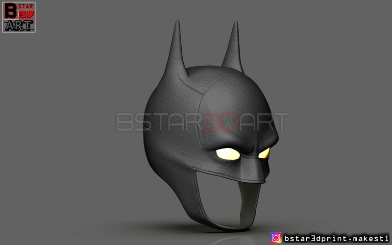 Batman Mask - Robert Pattinson - The Batman 2021 3D Print 288888