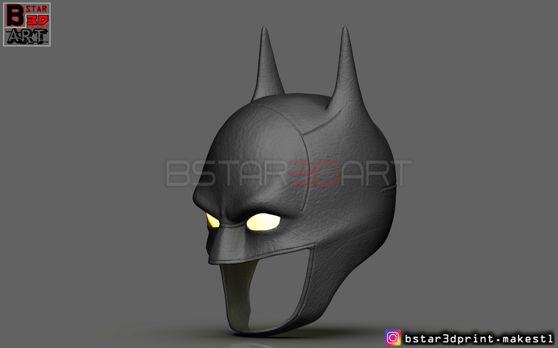 Batman Mask - Robert Pattinson - The Batman 2021 3D Print 288890