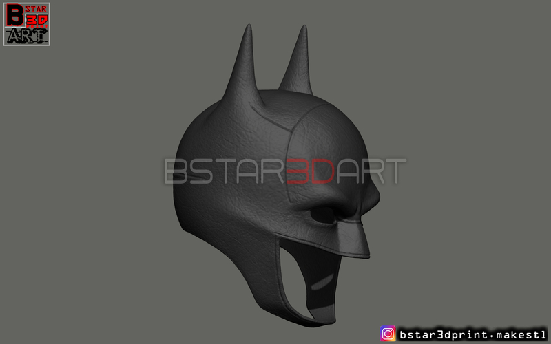 Batman Mask - Robert Pattinson - The Batman 2021 3D Print 288897