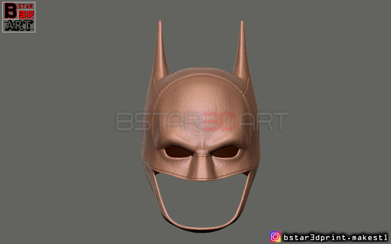 Batman Mask - Robert Pattinson - The Batman 2021 3D Print 288898