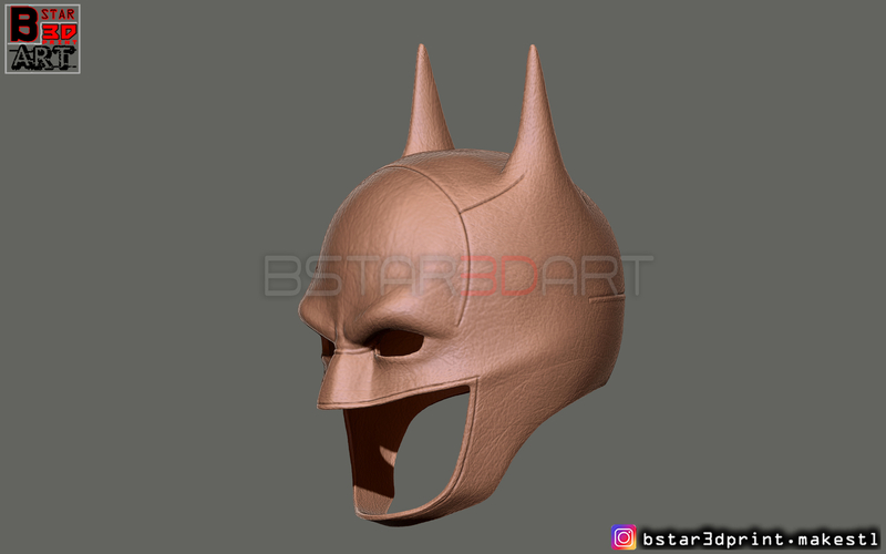 Batman Mask - Robert Pattinson - The Batman 2021 3D Print 288899