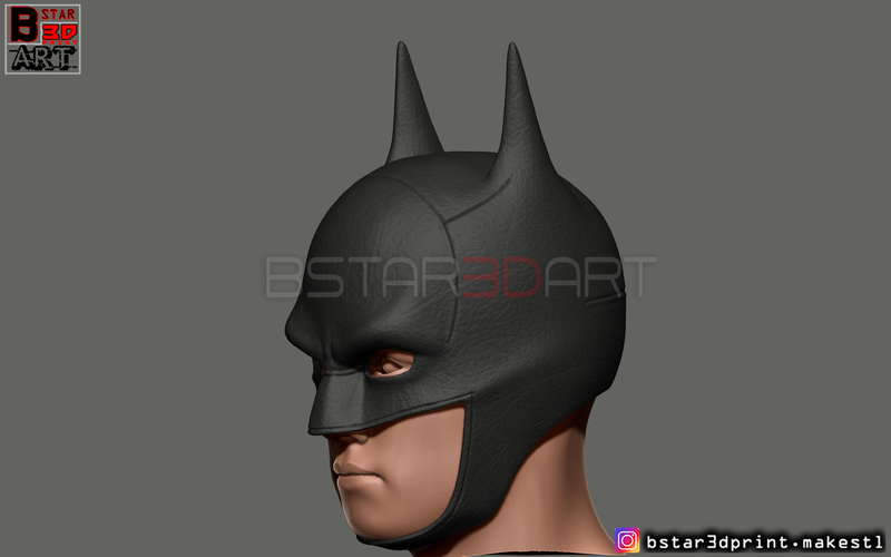 Batman Mask - Robert Pattinson - The Batman 2021 3D Print 288906