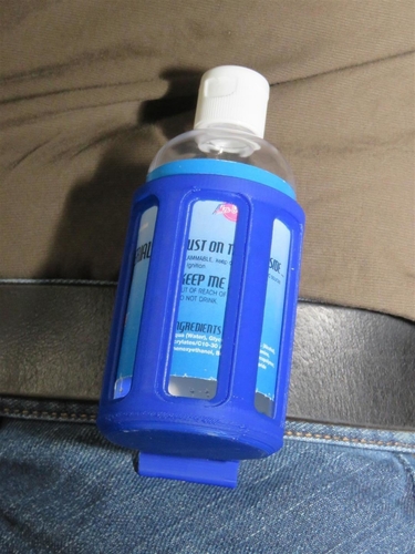 Belt Holster for Hand Sanitizer Bottle 3D Print 288912