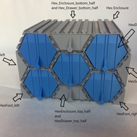 Vase Mode Hexagonal Modular Drawers - Thumbnail 9