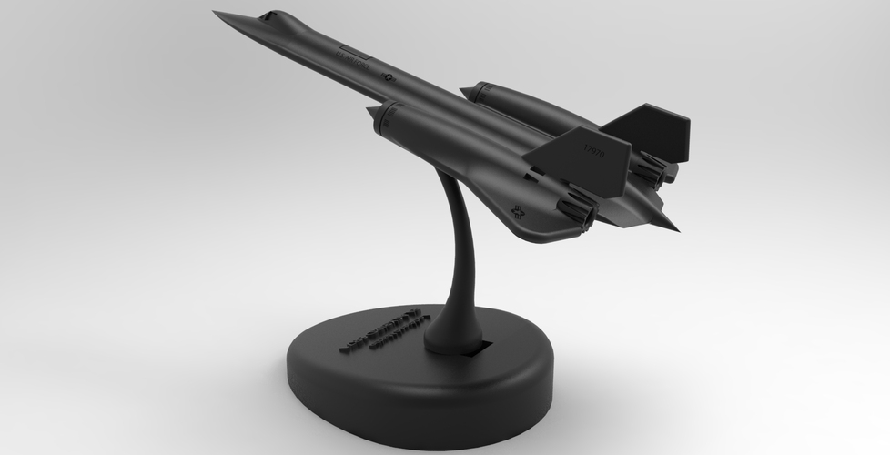 Blackbird SR71 3D Print 28903