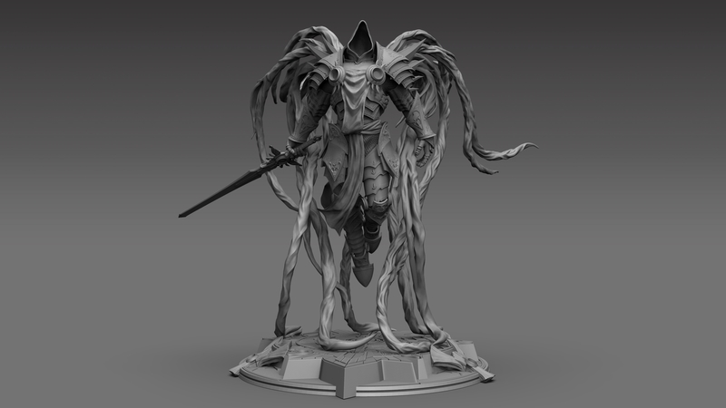 3D Printable Archangel Knight