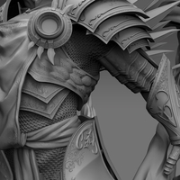 3D Printable Archangel Knight - Thumbnail 4