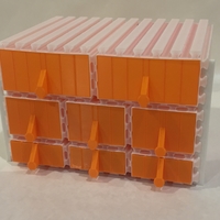 Small Vase Mode Modular Small Parts Drawers 3D Printing 289060