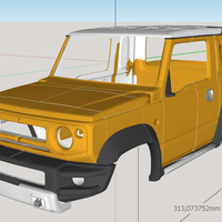 Suzuki Jimny (mk4 jb74) Sierra Pickup 2019 Body - Thumbnail 1