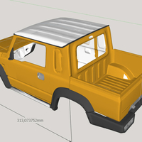 Suzuki Jimny (mk4 jb74) Sierra Pickup 2019 Body - Thumbnail 5