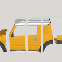 Suzuki Jimny (mk4 jb74) Sierra Pickup 2019 Body - Thumbnail 7