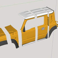 Suzuki Jimny (mk4 jb74) Sierra Pickup 2019 Body - Thumbnail 8